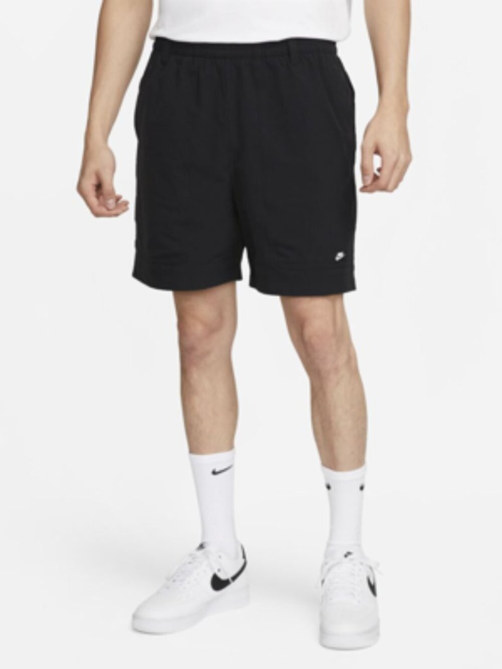 Nike Black Sportswear Sport Essentials Woven Camp Shorts L